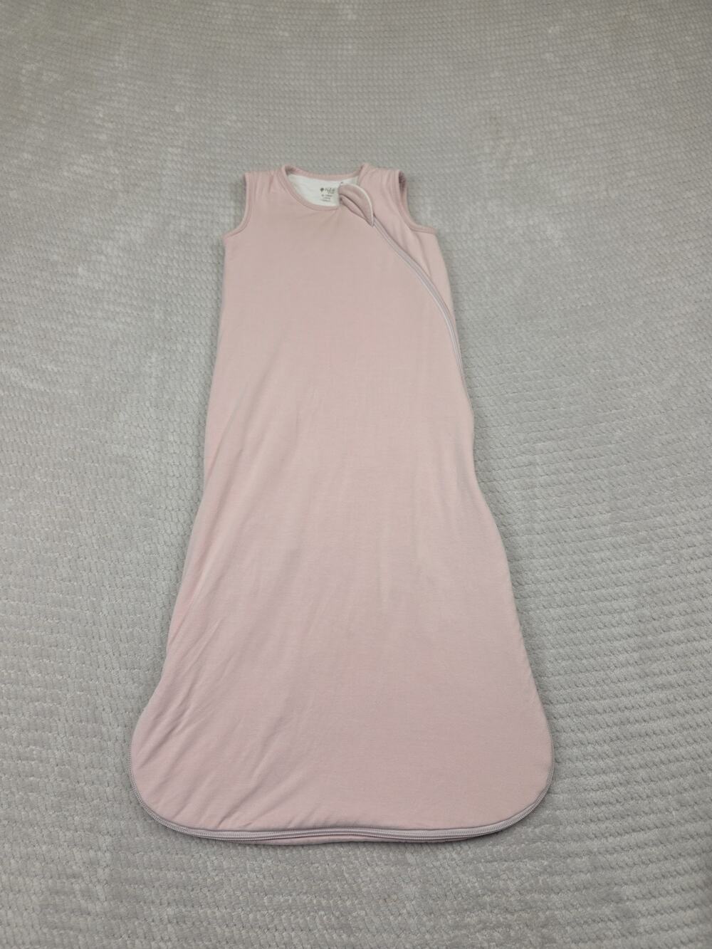 Kyte Baby Sleeper 6-18 Months 1.0 Tog Pink Sleep Bag Full Zip Bamboo Quilted